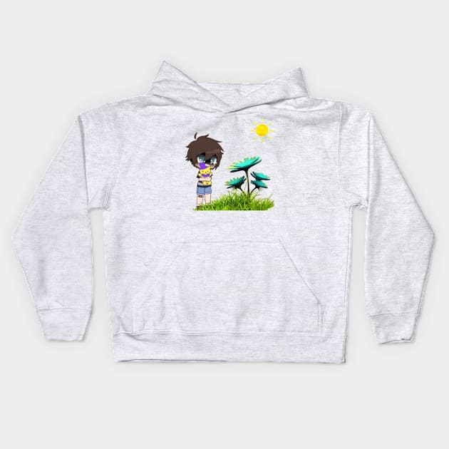 New kids fashion illustration style Kids Hoodie by TytyQuate